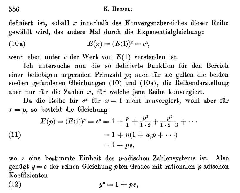 Hensel proof